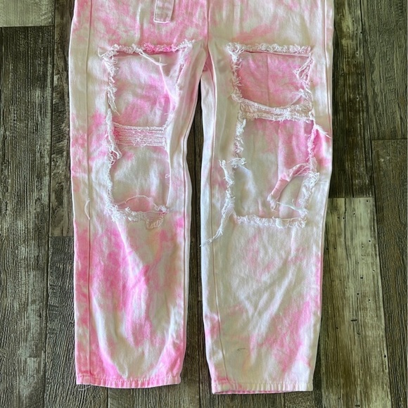 N’ 1 LOS ANGELES ACID VIEWS DENIM JUMPSUIT DISTRESSED DOLLSSKILLS, SMALL - Picture 6 of 15